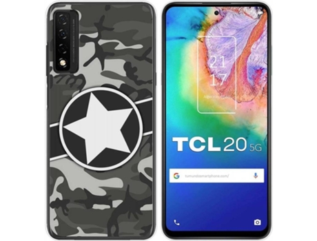 Carcasa TCL 20 5G TUMUNDOSMARTPHONE Camuflaje 02 Multicolor