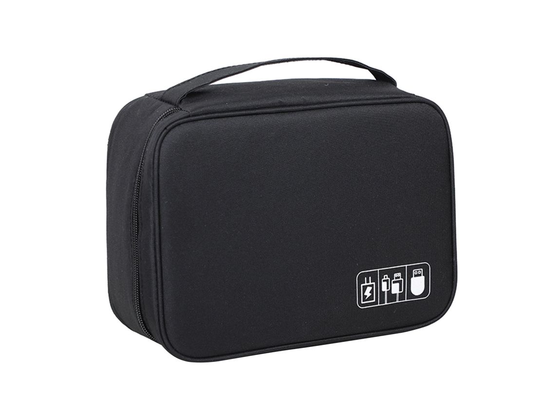 Bolsa de tela Oxford para guardar cables y dispositivos electrónicos, cargadores, discos duros, etc.