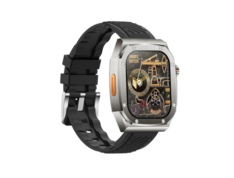 Smartwatch KLACK Z79 Max con Pantalla HD Ultra de 2.1 Pulgadas Impermeable IP68 100 Modos Deportivos 460 mAh Negro