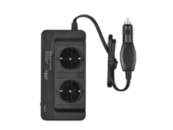 Inversor De Corriente Para Coche 200w Dc 12v A Ac 220v Con 2 Salidas Ac Y 4 Puertos Usb Protección Segura