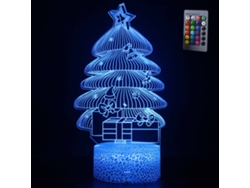 Candeeiro De Mesa 3D Da Serie Árvore De Natal - Consulte La Nota 7 Para Detalles JEIIBRZUI