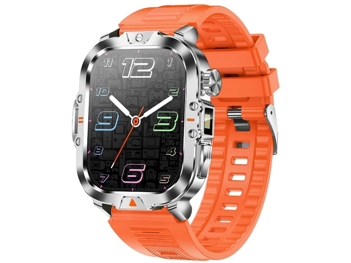 Reloj inteligente con llamadas Bluetooth, diseño impermeable para exteriores, seguimiento deportivo y monitorización de frecuencia cardíaca. Bestvite