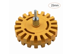 Rueda Neumática De Goma De 4 Pulgadas Para Quitar Pegatinas Y Calcomanías De Automóviles, 4000 Rpm