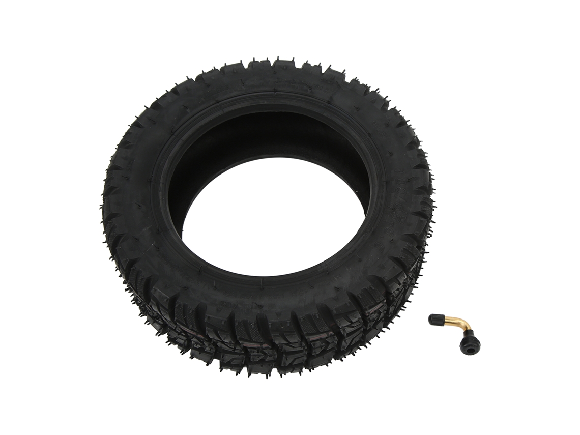 Neumático De Goma 100 65 6.5 Para Scooter Todoterreno Con Amortiguador Ancho Y Grueso Y Válvula De Inflado.