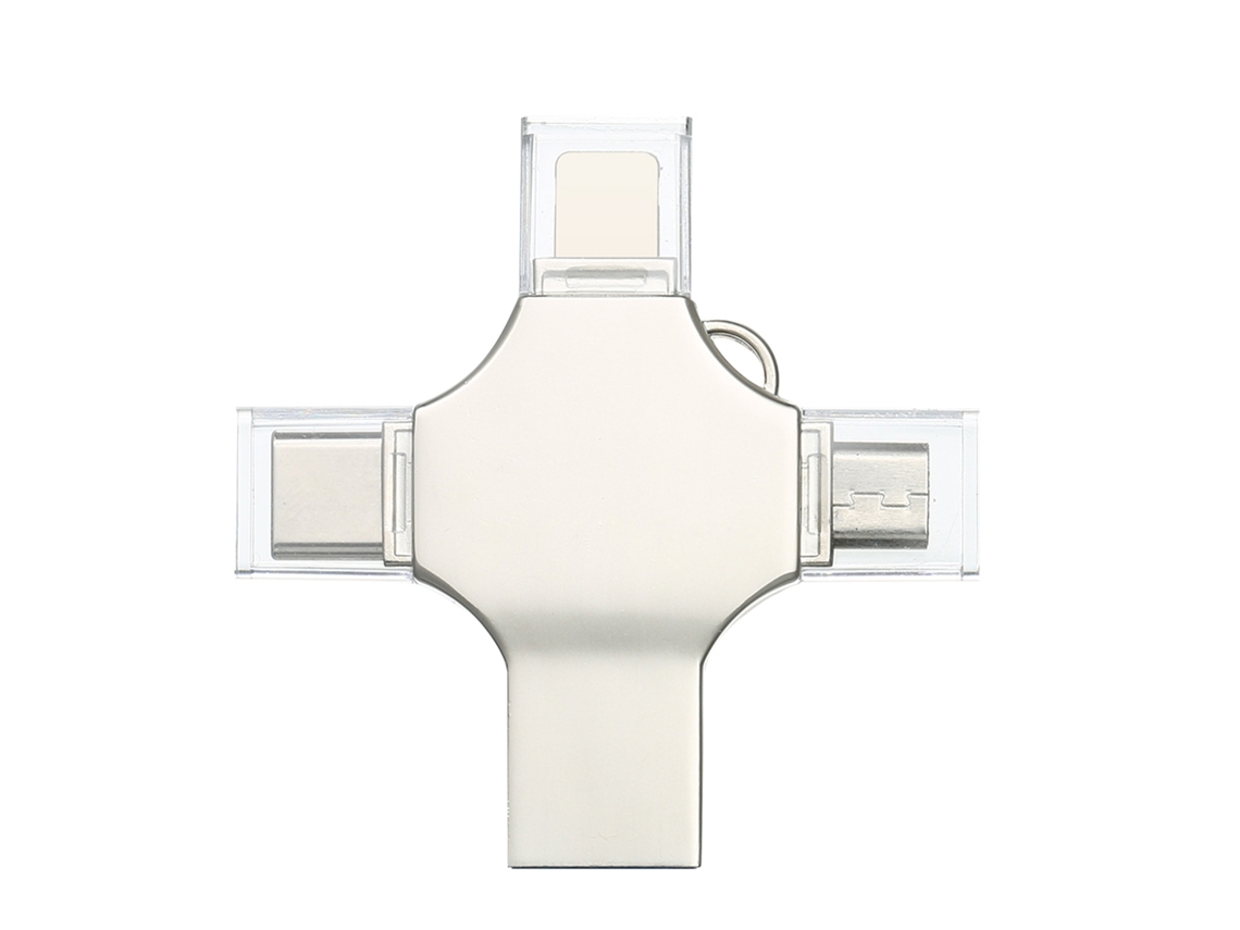 Baoj-2026novopen Drive Metal Usb3.0 4-em-1 De 16gb