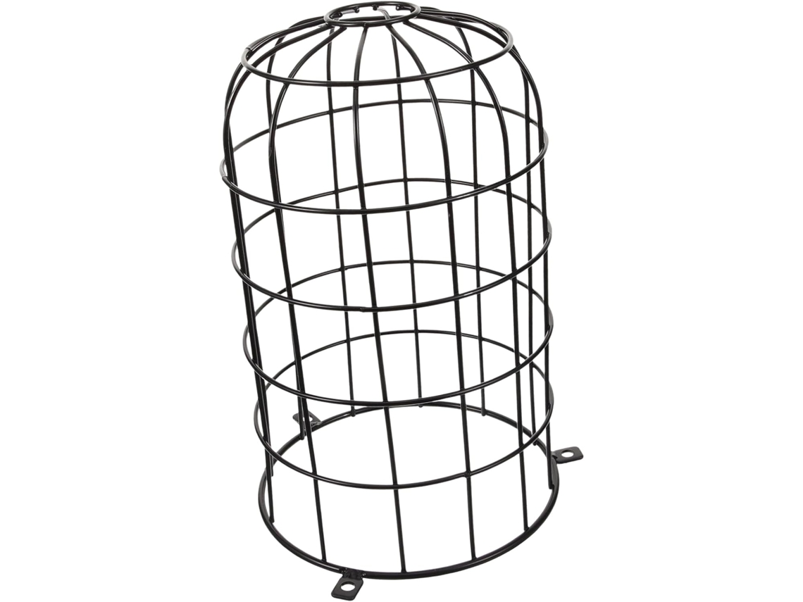 Jaula Protectora Para Lámparas De Techo, Fabricada En Metal Resistente, Con Un Soporte De Suspensión Robusto, Adecuada Para Iluminación.