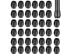 Juego de 32 protectores redondos de 17 y 21 mm para munición