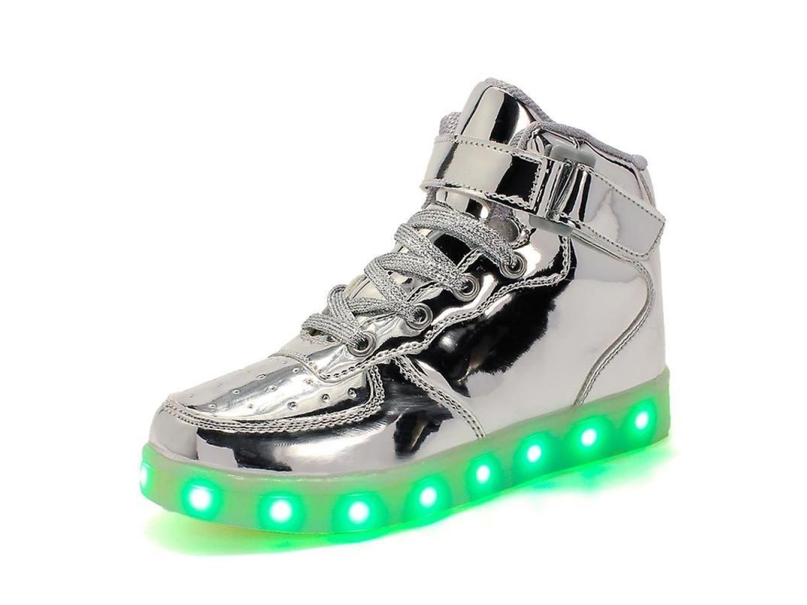 Zapatillas Led Para Niños Y Niñas, Cómodas, Antideslizantes, Para Correr, 16 Cgm