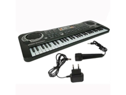 Teclado electrónico digital de 61 teclas, piano eléctrico de regalo, ideal para bicicletas eléctricas UE/LY