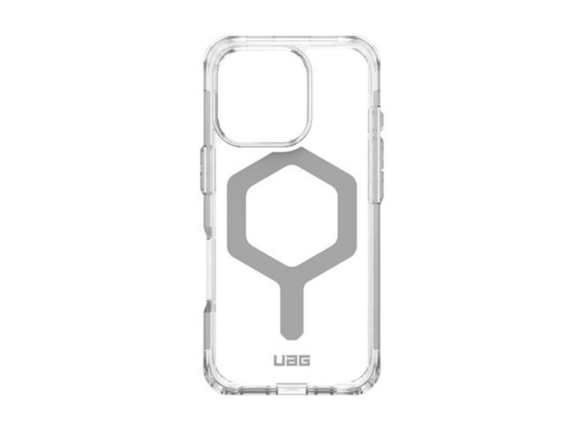 Funda Magsafe Prueba Golpes Antiamarillamiento Modelo para iPhone 16 Pro UAG Gris