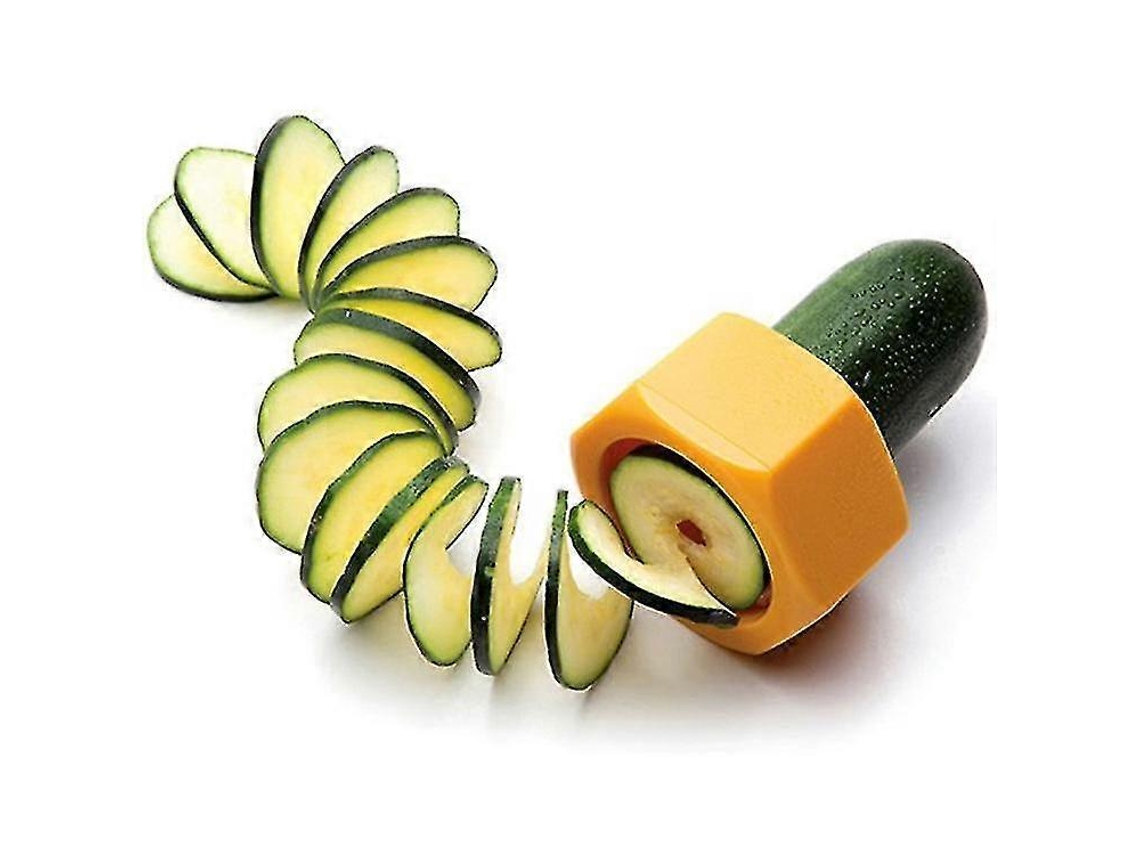 Cortador en espiral para pepinos, verduras y frutas para ensalada, utensilio de cocina.