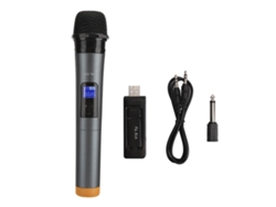 Micrófono Inalámbrico Portátil Con Receptor Para Altavoz De Karaoke
