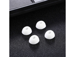 2 pares de almohadillas de silicona suave con malla para auriculares AirPods, talla M