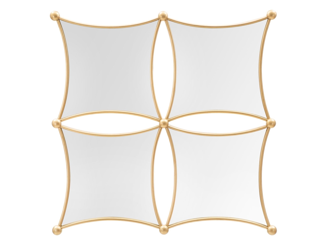 Espejo De Pared Jalo Cm 68x3,5x68 Unico / Oro