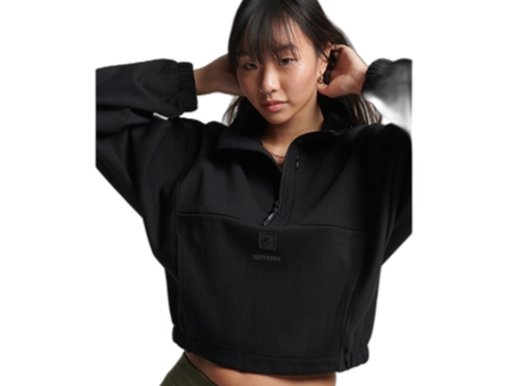 Sudadera SUPERDRY Algodón Mujer (34 - Negro)