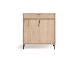 Mueble zapatero/armario HERDASA Alice roble claro 89 x 90 x 29 cm
