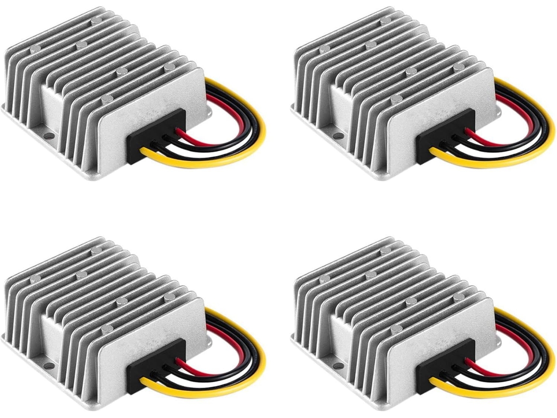 4 Convertidores De Voltaje Dc/dc De 12/24 V A 48 V, 5 A, 240 W, Reguladores, Transformadores Elevadores E Impermeables.