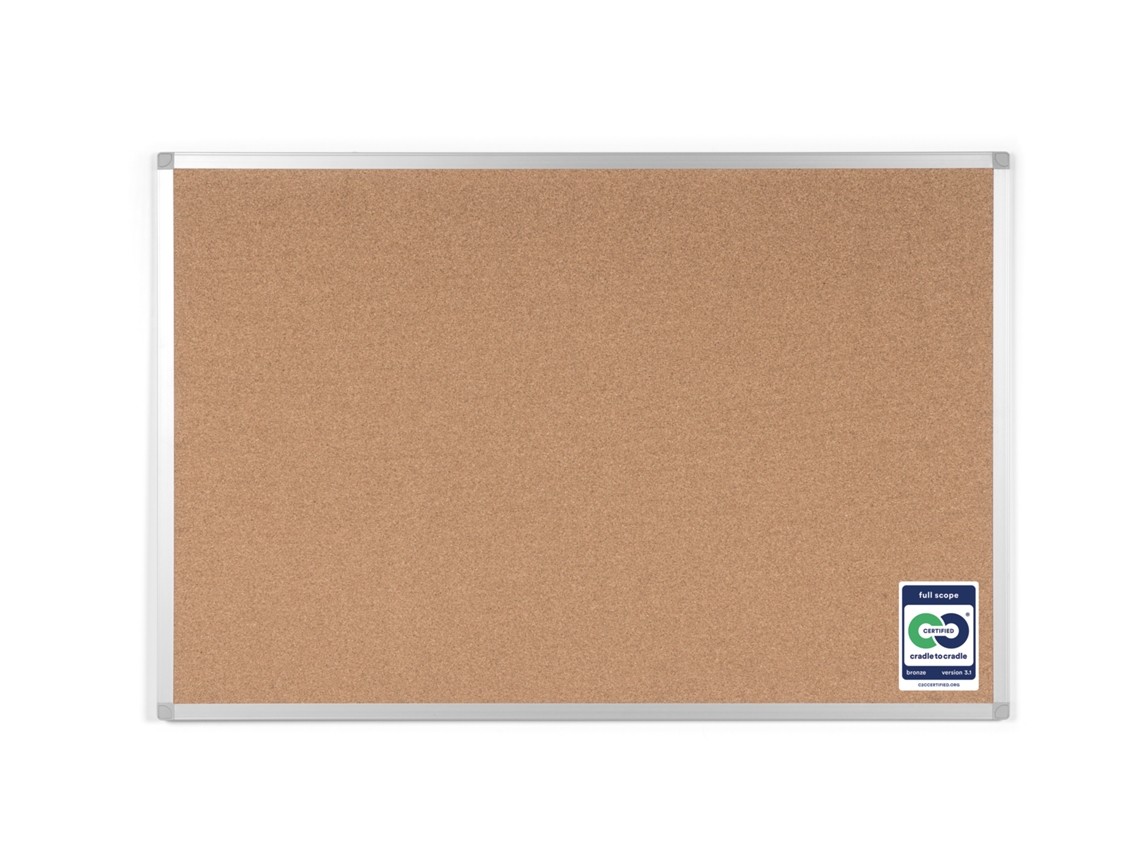 Pizarra de Corcho BI-OFFICE Ayda (120x90 cm - Magnético: No)