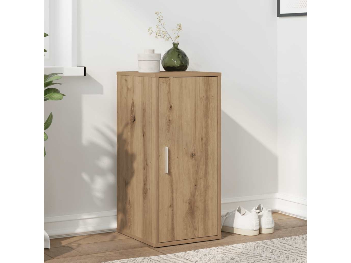 Mueble Zapatero | Armario Zapatero Madera De Ingeniería Roble Artisan 32x35x70 Cm