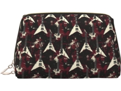 Neceser De Viaje Cuero Organizador Para Mujer Diseño Estampado Vacaciones