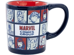 Taza antiderrame con superhéroes clásicos de Marvel Comics, 380 ml, almacenamiento