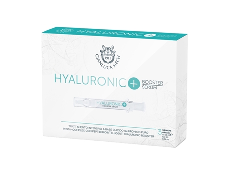Gianluca Mech - Hyaluronic+ booster sérum con ácido hialurónico 3 unidades de 10ml
