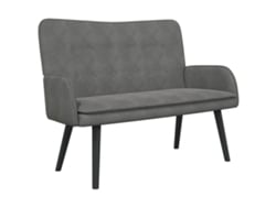Maison Exclusive - Sofá De 2 Plazas Gris Oscuro 115 X 61 X 87 Cm