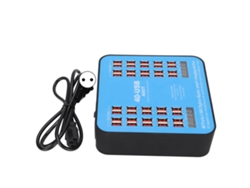 Estación De Carga Usb Multipuerto Wlx-840 De 40 Puertos Y 200 W Para Teléfonos Móviles Y Tabletas Con Enchufe Europeo De 100-240 V.