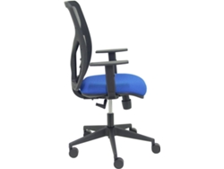 Silla de Escritorio Operativa PIQUERAS Y CRESPO Motilla Azul y Negro (Brazos ajustables - Malla y Tejido)