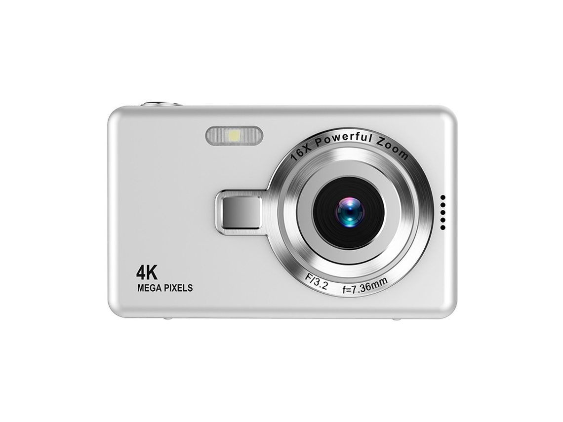 Cámara digital CCD HD para estudiantes - Plateada