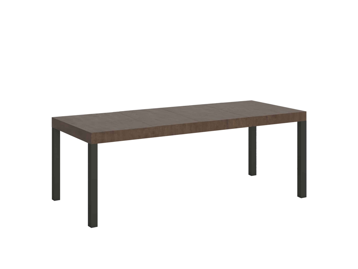 Mesa extensible 90x160/264 cm Everyday Premium Nogal estructura Antracita ITAMOBY
