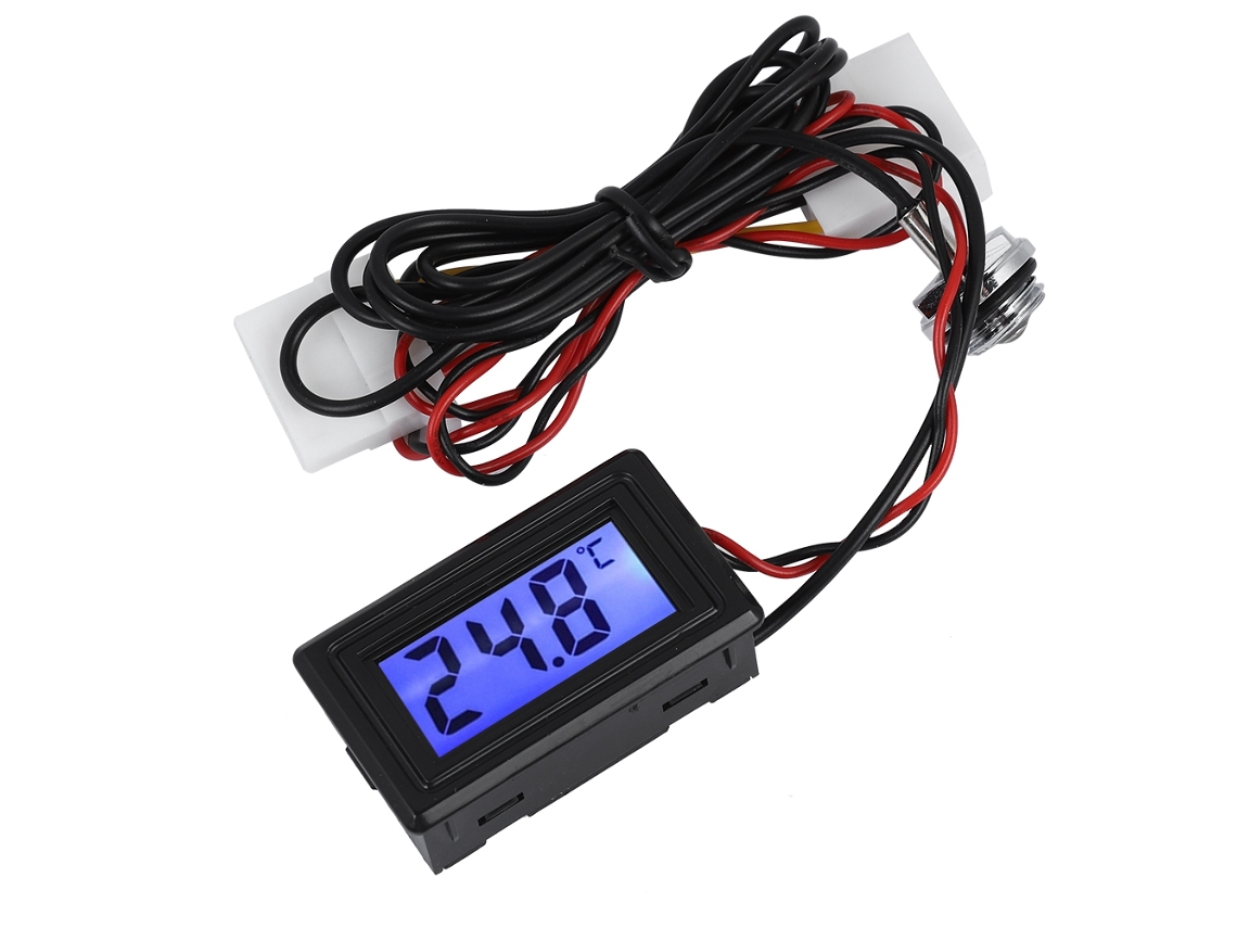 Sistema De Refrigeración De Agua Para Pc Termómetro De Display Digital Medidor De Temperatura