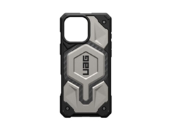 Funda Magsafe Antibacterial Modelo Monarch para iPhone 16 Pro Max UAG Acrílico Gris
