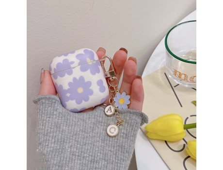 Carcasa SUNMOSTAR para Airpods 1/2 generación Apple Silicone Soft Shell púrpura funda protectora personalizada