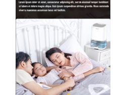 Deshumidificador De Escritorio De 1000 Ml, Ultra Silencioso, Con 7 Luces Led Y Apagado Automático, Ideal Para El Hogar Y El Dormitorio, Con Placa Blanca (ue).