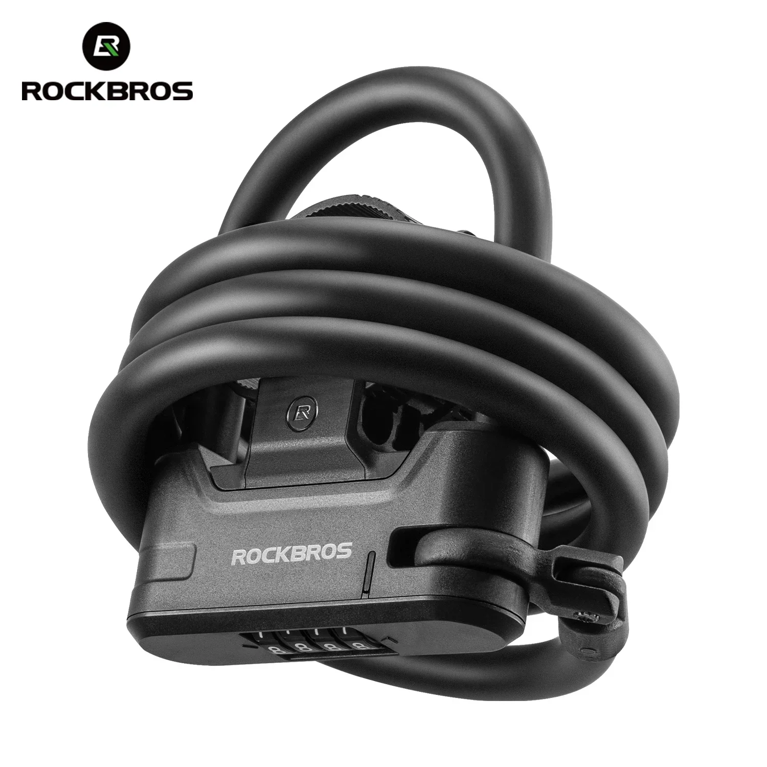 Candado de combinación portátil MDUG multifuncional, resistente y duradero, con cable de acero y marco de aleación de zinc antirrobo.