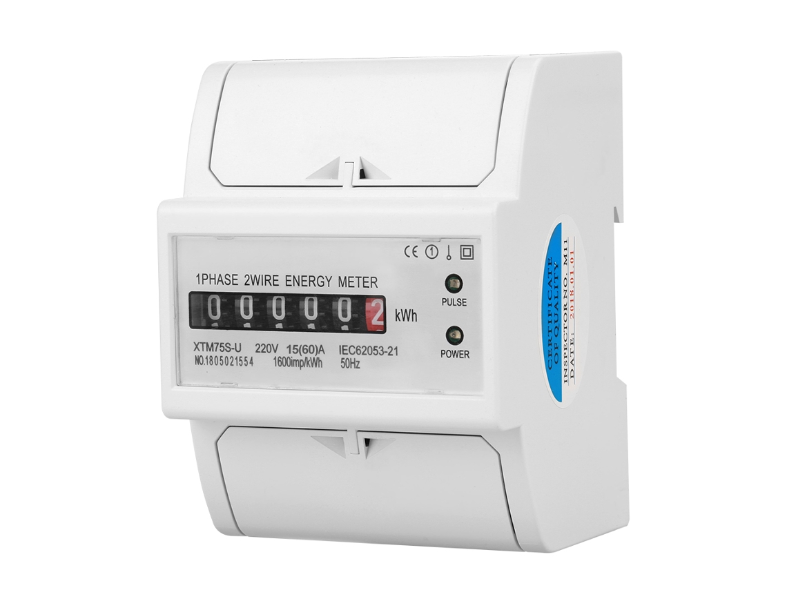 Medidor De Energia Digital 220v 15-60a Sunflare