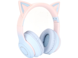 Auriculares inalámbricos Bluetooth YIZHOOD ST89M Luz LED Cable de 3.5 mm (Over Ear - Micrófono - Azul)