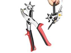 Herramienta para hacer ojales con rotación de 360° de alta resistencia para cinturones y tejidos, marca Gokoco.