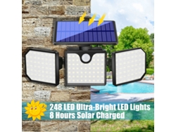 2026-luz De Pared Solar Exterior Impermeable Para Jardín, Balcón, Garaje Y Patio - Iluminación Hogar