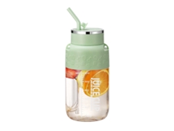 Vaso para jugo verde K3 de 1200 ml. Portátil, carga USB, gran capacidad para uso doméstico. Sfushos