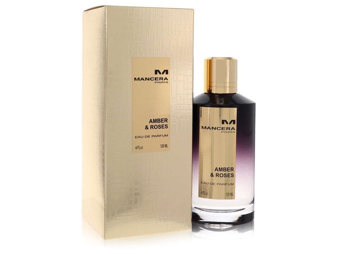 Eau De Parfum Mancera Amber & Roses by Mancera Spray (Unisex) 4 oz (118 ml)