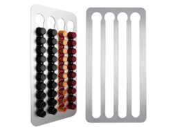 Soporte de pared adhesivo Szsmart Kfj00 (sin necesidad de taladrar) para cápsulas Nespresso Original de 40 cápsulas grandes