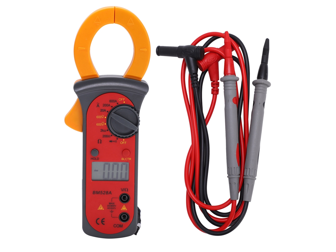 Bm528a Medidor De Bucle Digital De 600 A Y 600 V, Comprobador De Voltaje Y Corriente, Amperímetro Y Multímetro Lcd.
