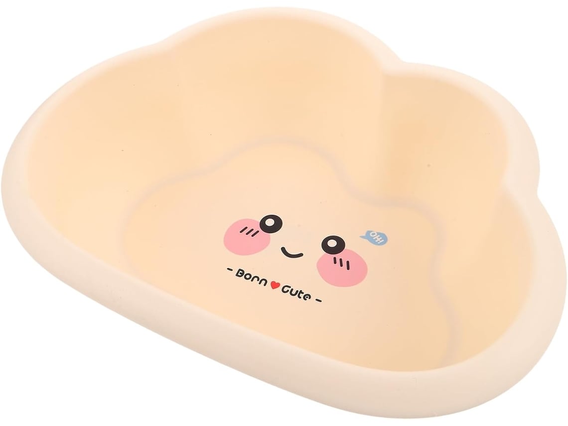 Bacia Grande De 10 Litros Em Plástico Resistente Para Bebês Com Estampa De Desenho Animado.