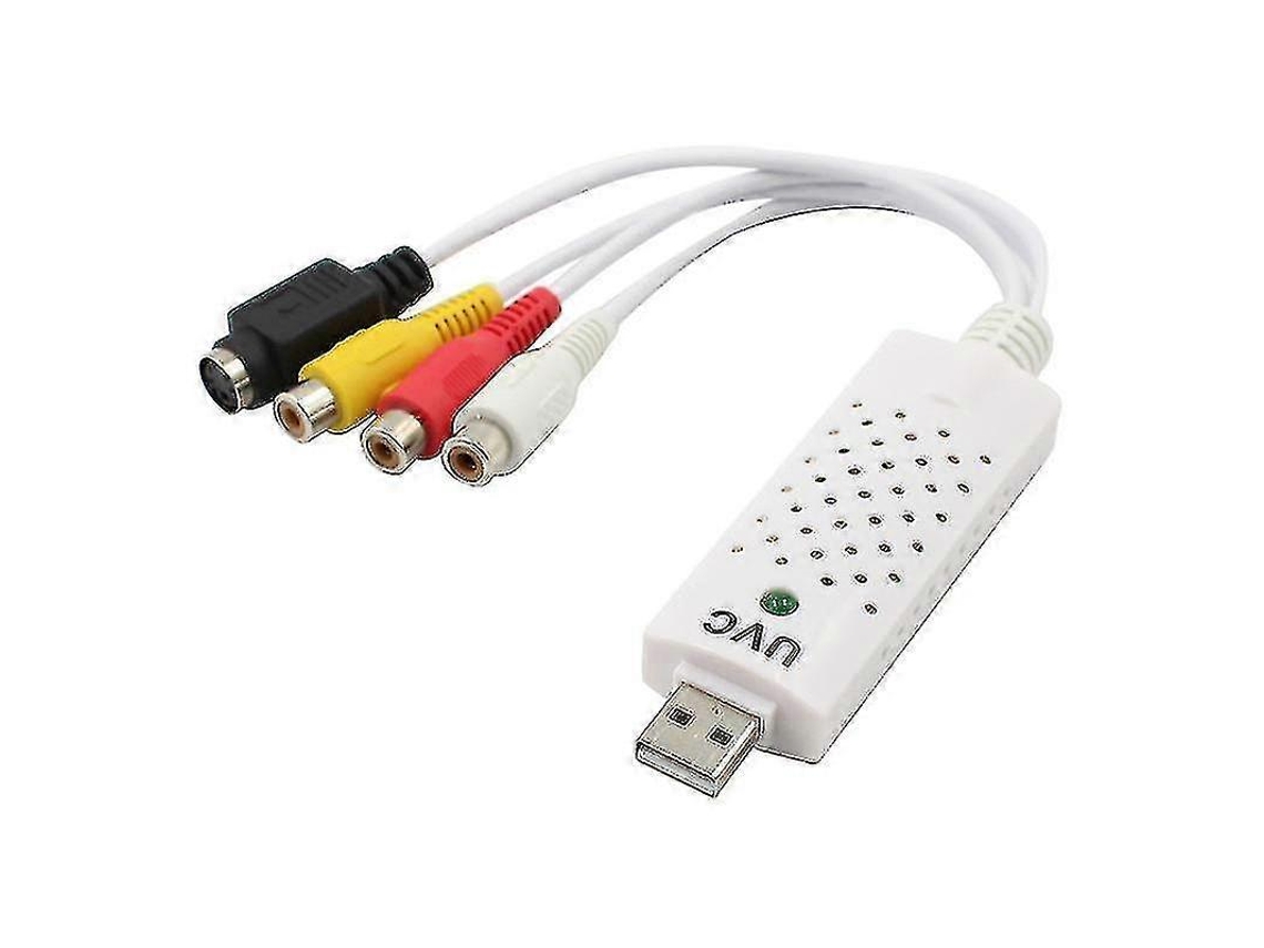 Usb2.0 Video Tv Tuner Dvd Audio Capture Card Converter Adapter Para Win7/8