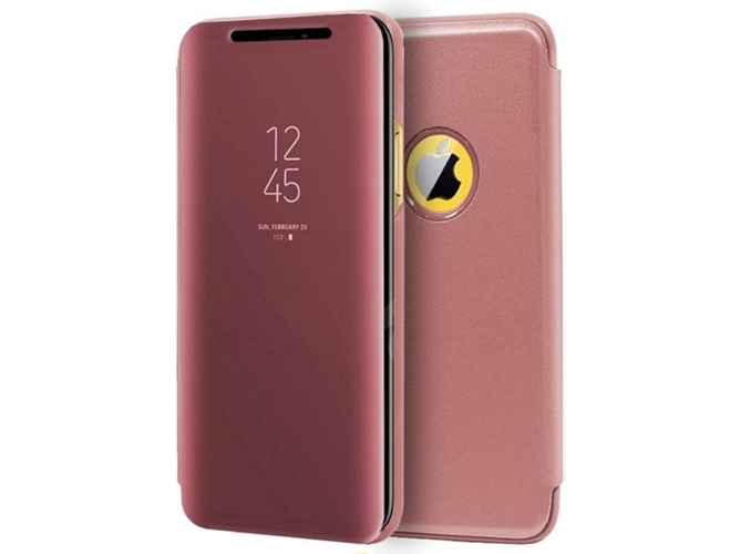 Funda iPhone XR COOL Clear View Rosa