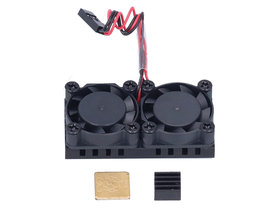 Ventilador De Refrigeración Para Raspberry Pi 3b 3b+ 4 4b, Disipador De Calor, Radiador, Abs, Bajo Nivel De Ruido.