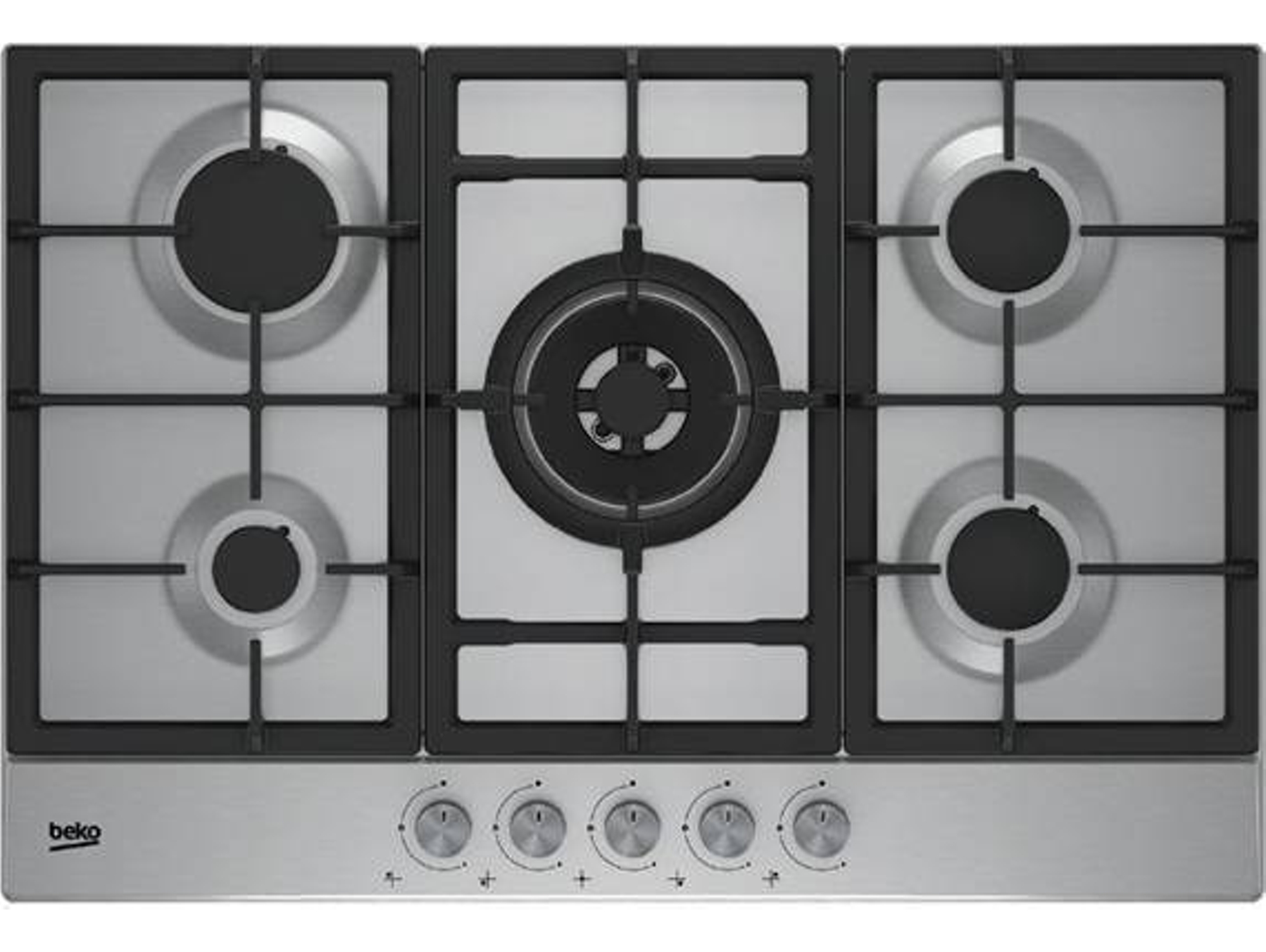 Placa de Gas BEKO HIAW75225SL (Gas Natural - 75 cm - Inox)