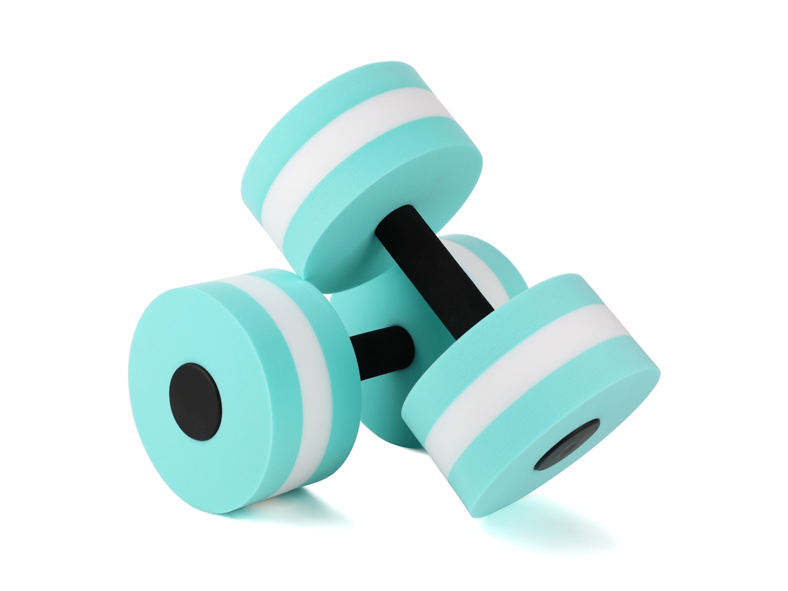 Mancuernas flotantes de espuma EVA para yoga y fitness